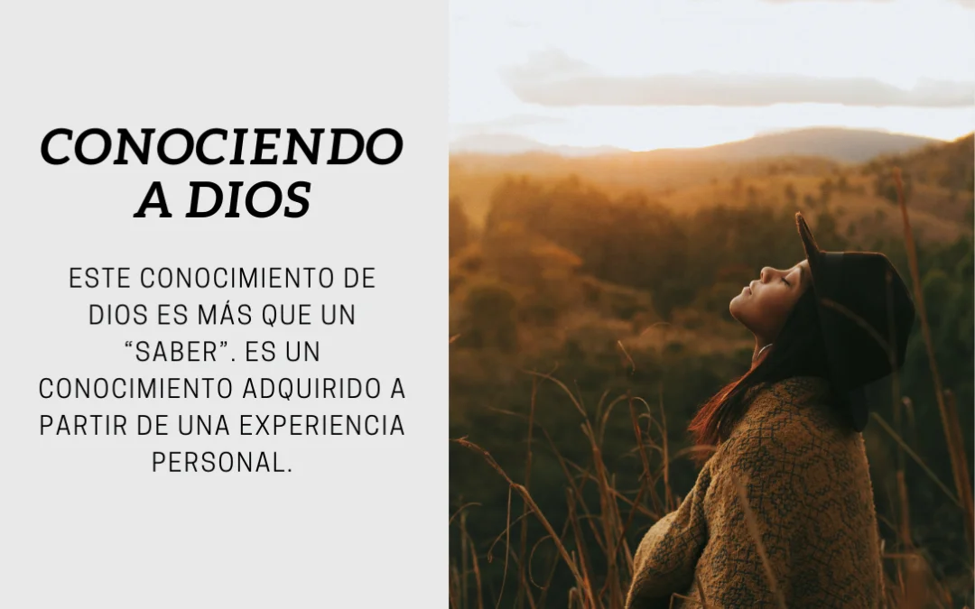 Conociendo a Dios