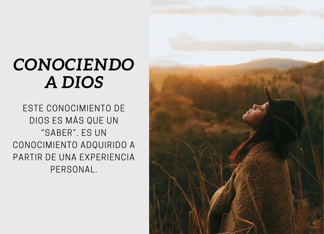 Conociendo a Dios