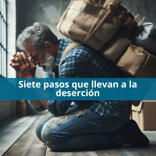 Siete pasos que llevan a la deserción